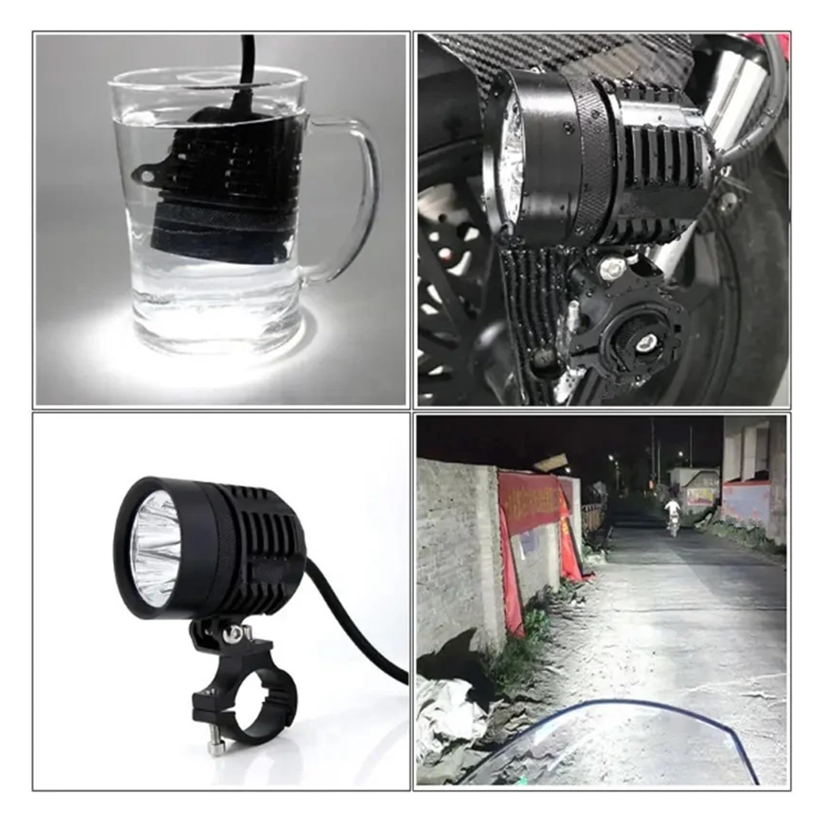 Faretti Moto Motociclo LED Ausiliario Della Luce Nebbia Assemblie Lampada Guida 60W Faro Universale Per BMW Per F800GS Per R1200GS/ADV