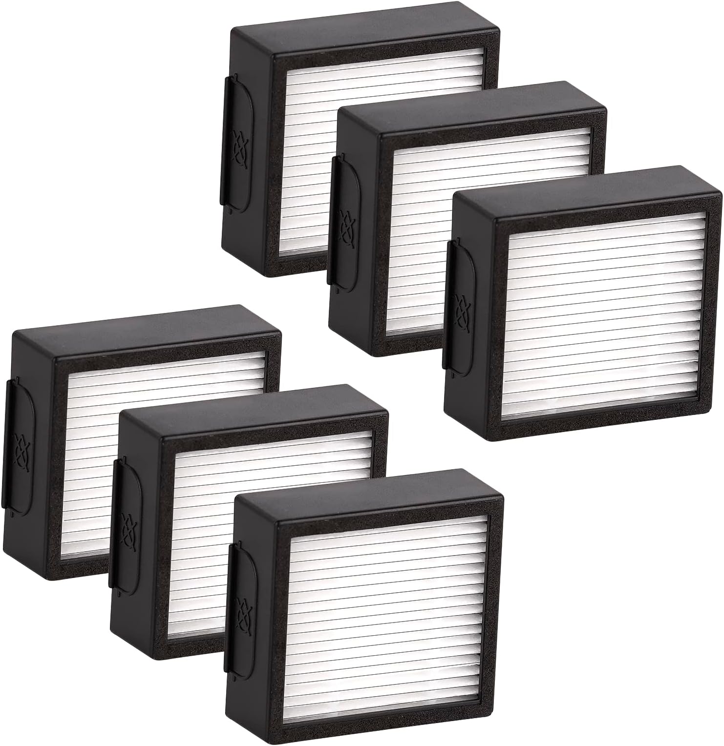 (6 Pack) Replacement HEPA Filter Compatible with iRobot Roomba Combo J7+ plus/Combo j5+/ Combo j9+ Robotic Vacuum Cleaner HEPA Filters Accessory Kit 6 Pieces (ONLY FOR Combo J series)