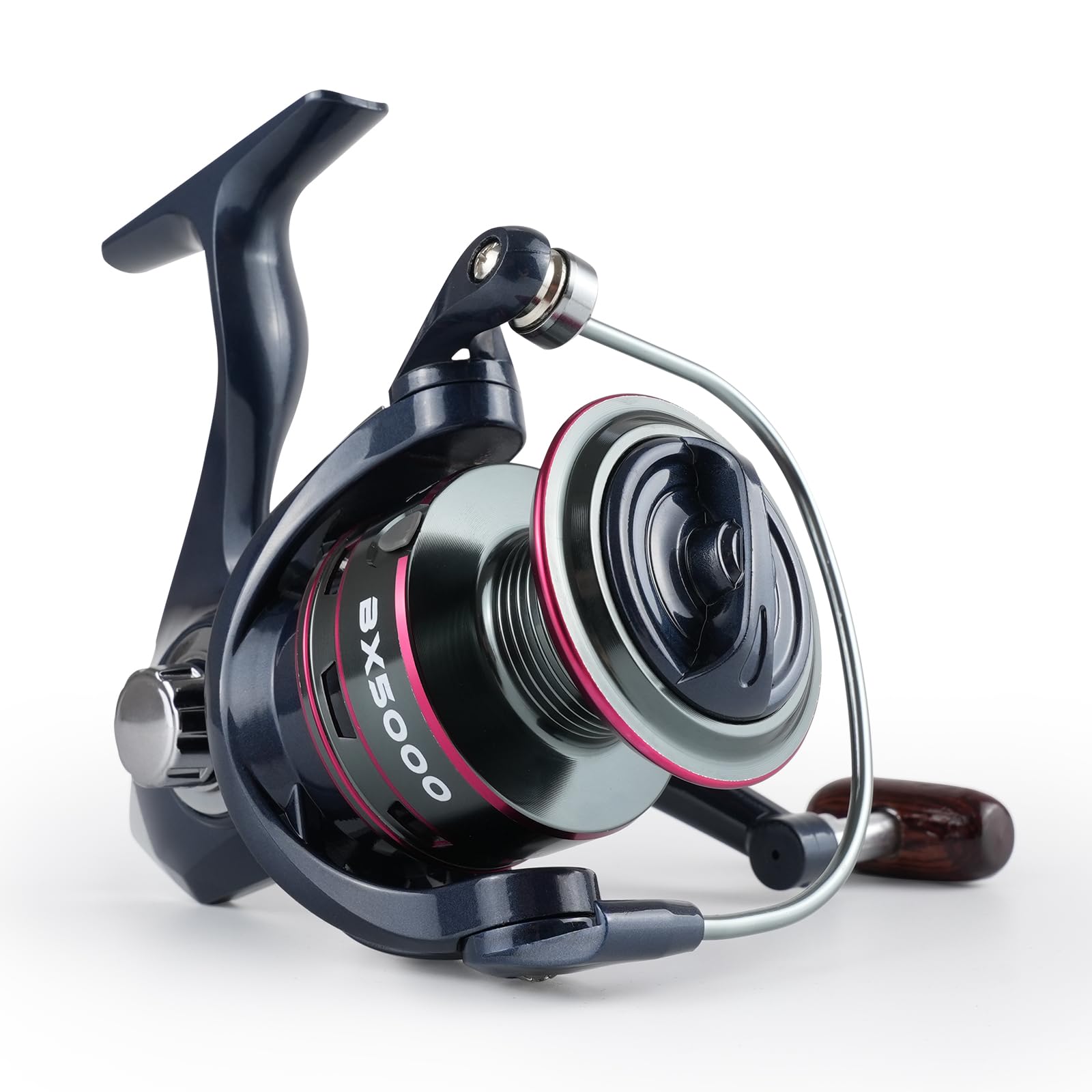 BX Spinning Fishing Reels Metal Spool Interchangeable Freshwater Saltwater Trout Carp Spinning Reel (4000) : Sports & Outdoors