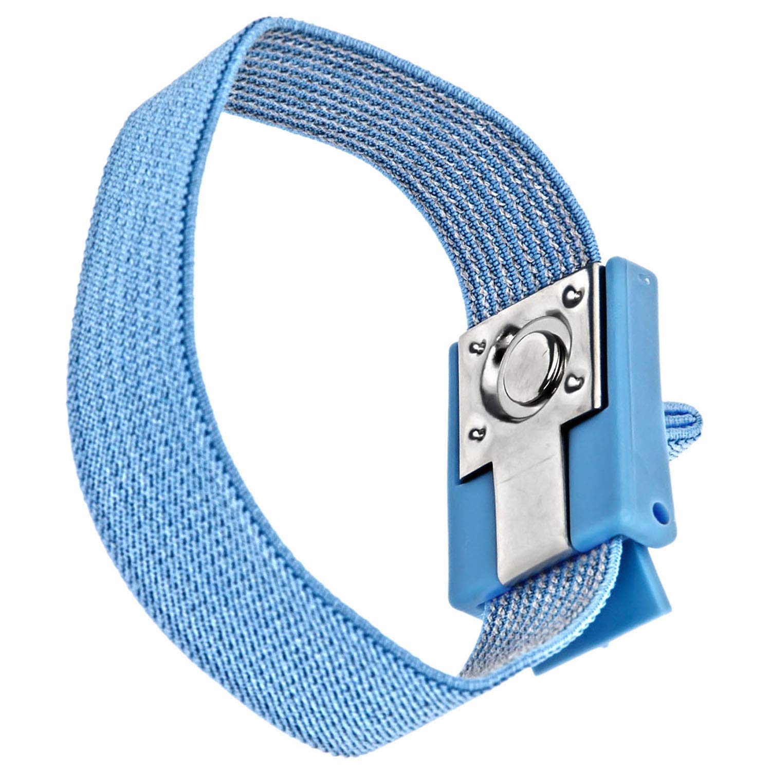 Erdungsbaustein + Manschette mit 1,70m Verlängerung - Innovativer ESD Antistatik Erdungsstecker - 2 x M5-1 Megaohm