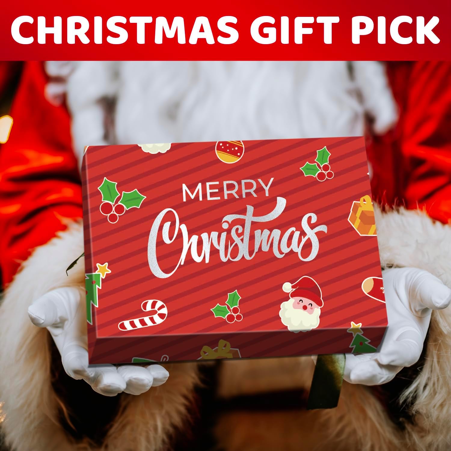 HAPPYPOP Christmas Socks - Xmas Gifts with Greeting Card for 2-12 Year Old Boys Girls - Image 2