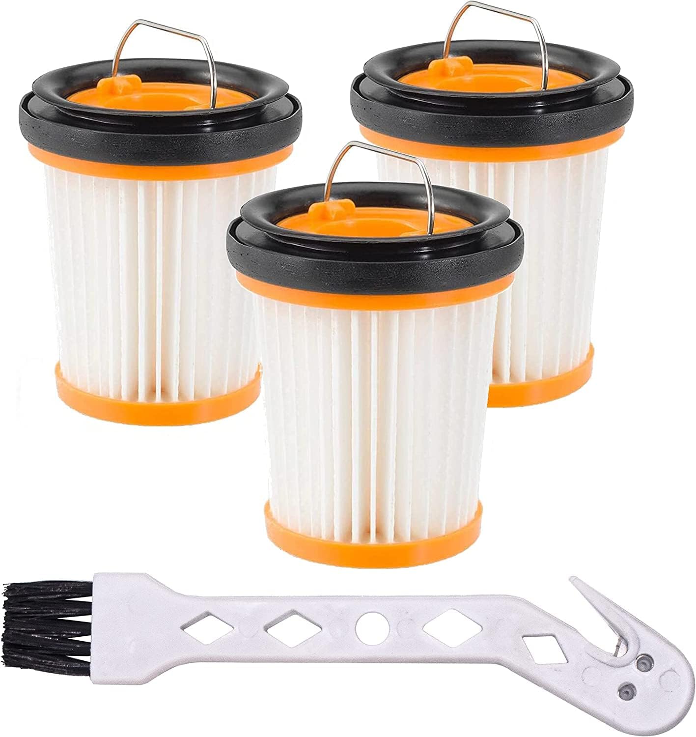 HQRP 9-Pack Dust Cup Filter Compatible with Shark ION W1 S87 Cordless Handheld Vacuum Cleaners WV200, WV201, WV205, WV220, part # XHFWV200 Replacement
