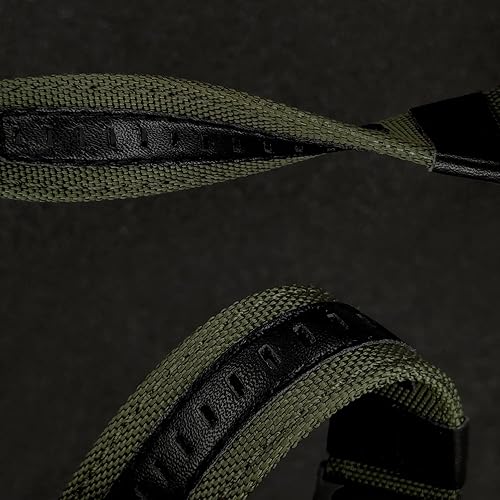 Miniatura 3 de Abanen Correas de reloj militar de nailon para Fitbit Versa 4  Sense 2, conectores mejorados con tela tejida transpirable correa duradera compatible