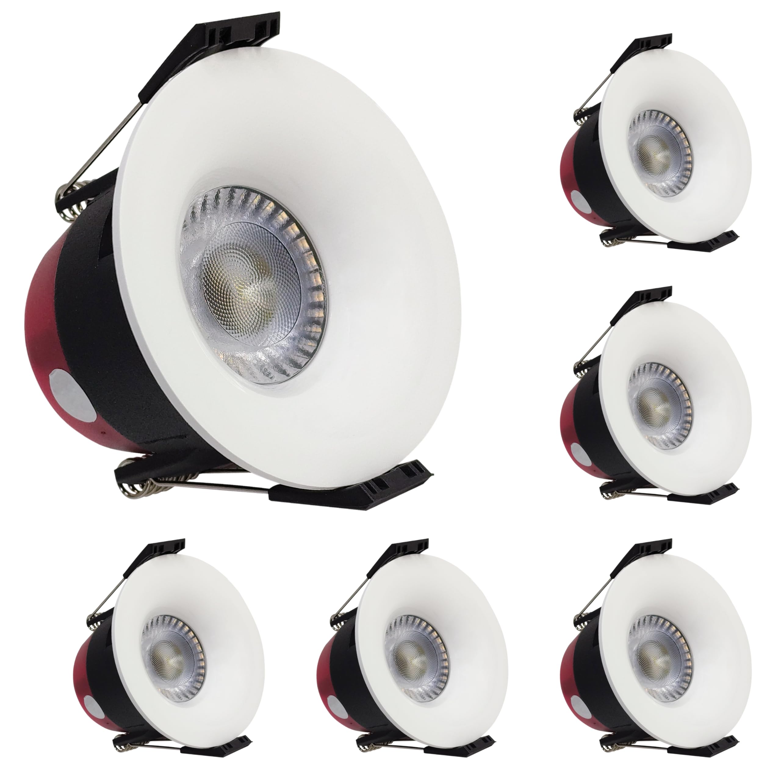 LED ATOMANT 6x Downlight LED Empotrable Corte 70mm 8W CCT 3000-6500K IP65