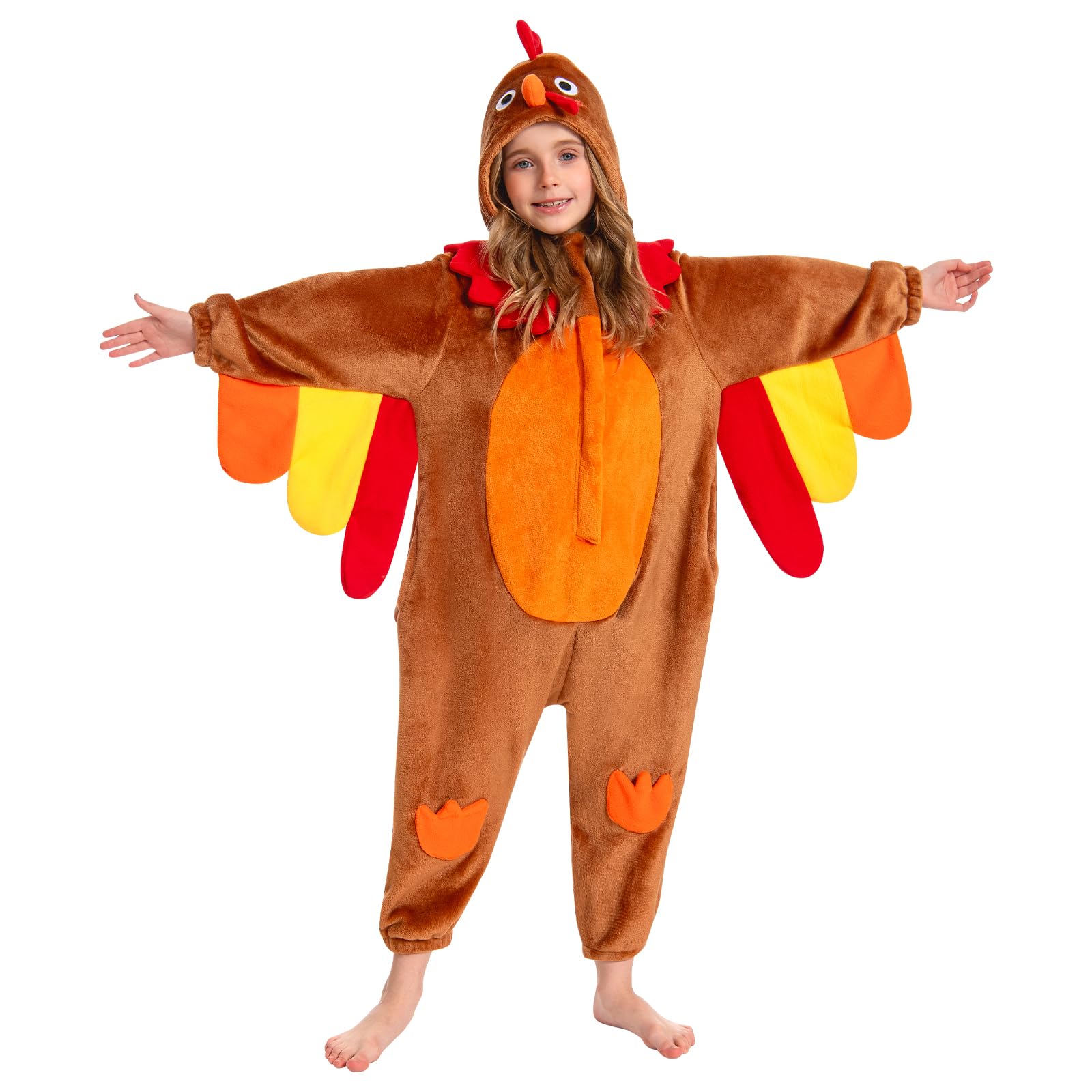 OLAOLA Pigiama Intero per Bambini Bambine Unisex Morbido Onesie Costume da Animale Pigiama per Carnevale Halloween Natale