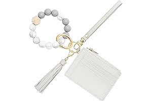 Key Ring Bracelet with Card Holder: Style and Convenience Combined