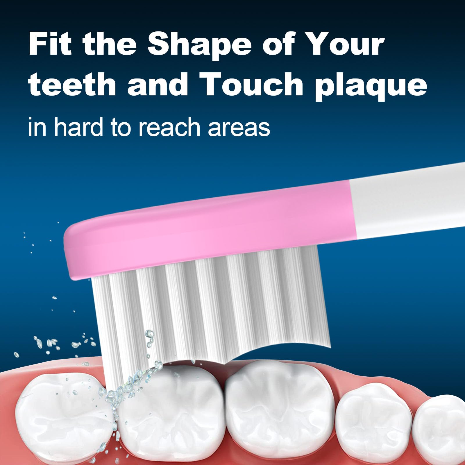 Cabezales de cepillo de dientes de repuesto para niños, paquete de 10 para Philips Sonicare | Cepillo de dientes eléctrico suave para niños de 7 años en adelante, para niños y niñas, 5 rosas + 5 azules para niños