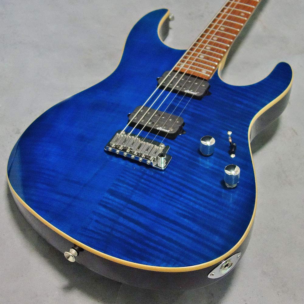 Amazon | Vasilisk VAS-01 Trans Blue | エレキギター | 楽器