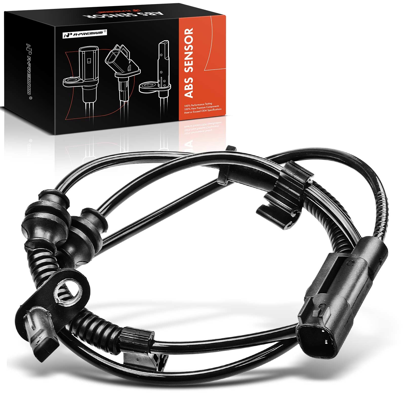 Abs Sensor Front 68141898AB Replacement A-Premium ABS Wheel Speed