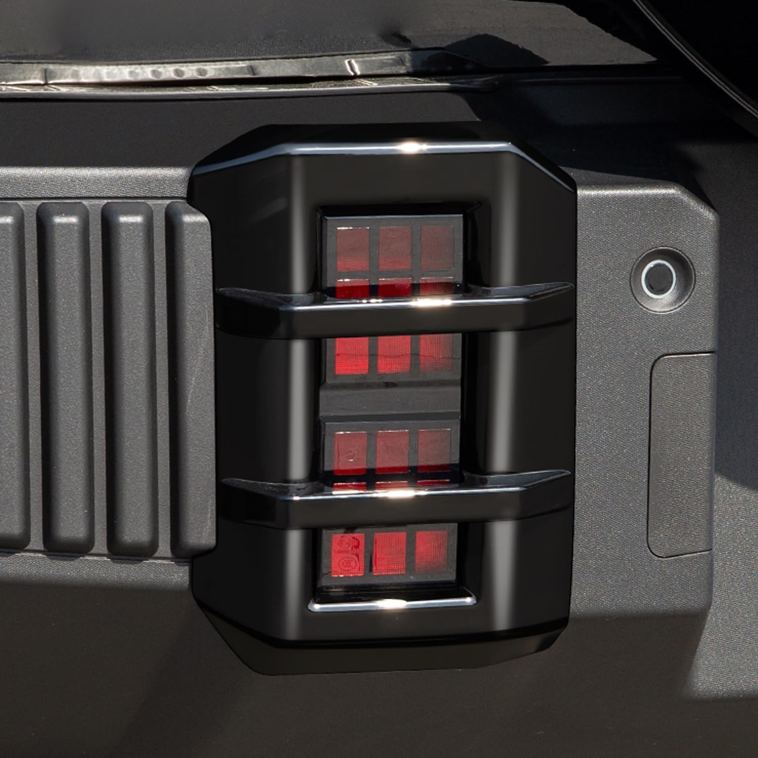 HIGH FLYING Car Exterior Accessories for Chery Jetour Travellar, T2 2023-2025 Front Rear Fog Light Lamp Overlays Cover Trim 2pcs ABS (Rear Fog Lights, Gloss Black)