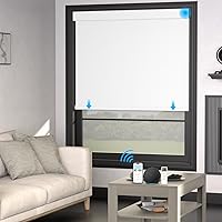 Vista 55 de MYshade - Persianas enrollables opacas personalizadas con cordón para ventanas, tela impermeable, fáciles de instalar