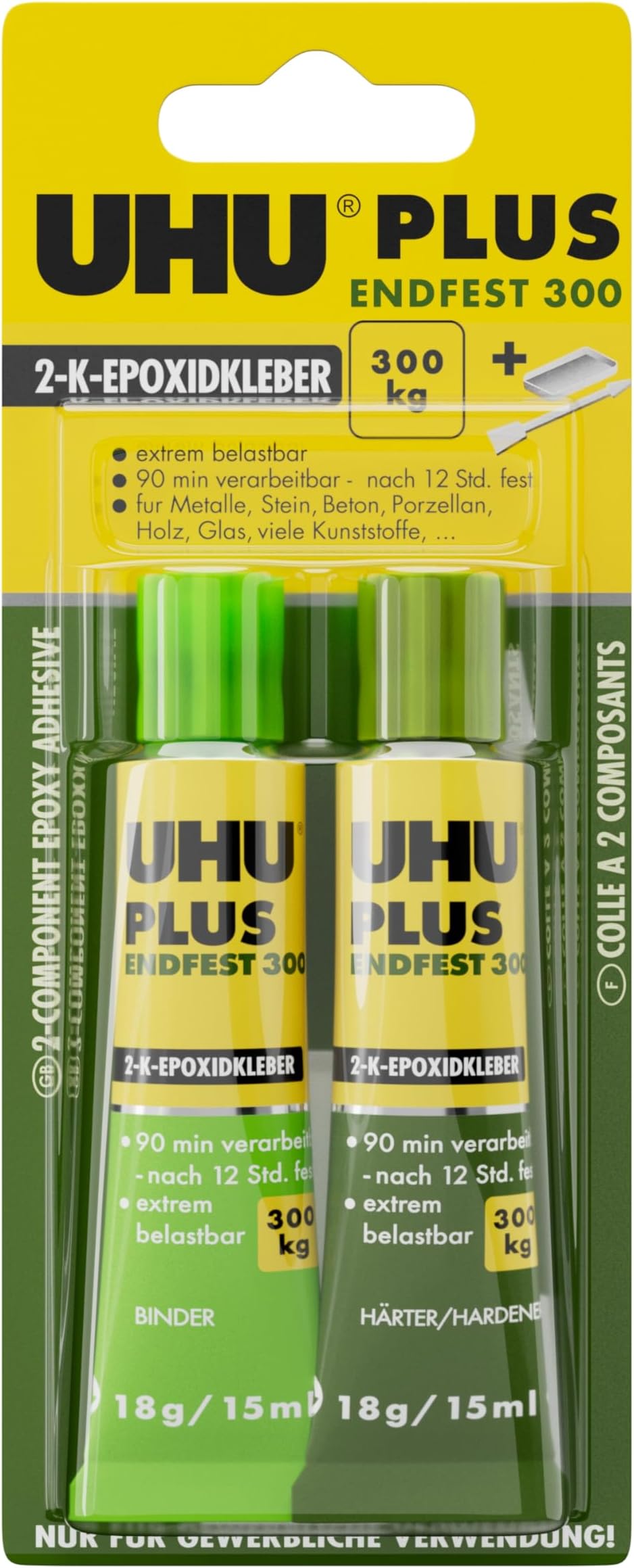 UHU Plus Endfest 300 Zwei-Komponentenkleber 45640 33g