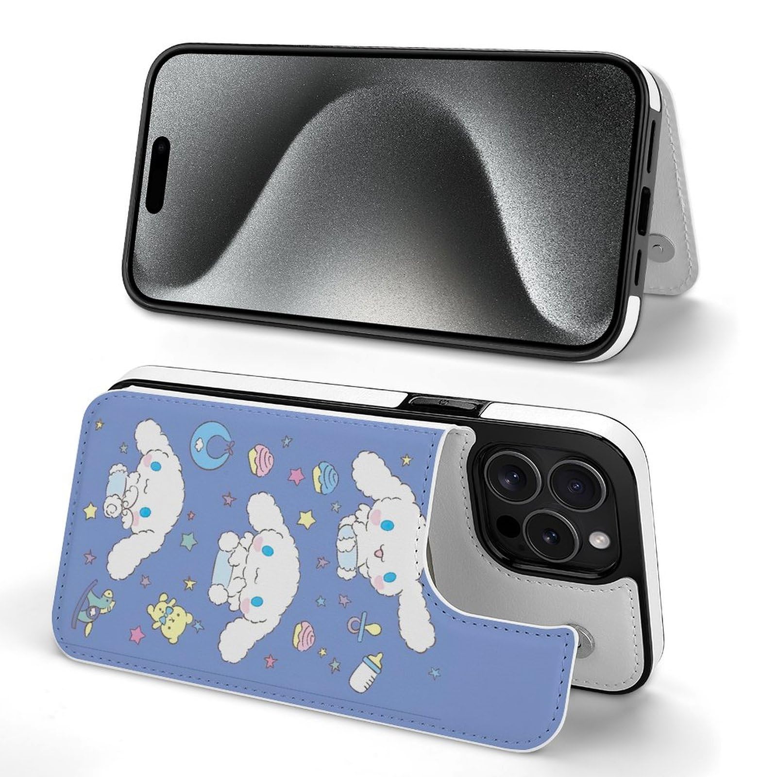 CASETiFY iPhone15pro シナモロール　斜め掛けポシェット付き CASETiFY iPhone15pro シナモロール 斜め掛けポシェット付き