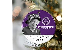 Queen Elizabeth II Platinum Jubilee 2022 Ceramic Keepsake Ornament