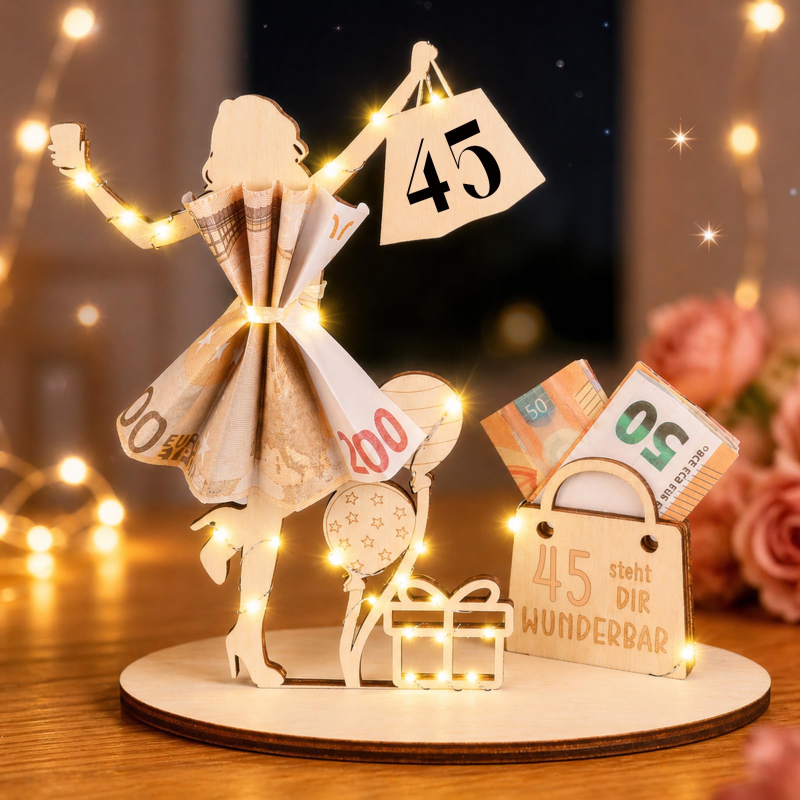 Anruzon Geburtstag Geldgeschenke Mädchen Frauen Frau - 18 30 40 45 50 55 60 70