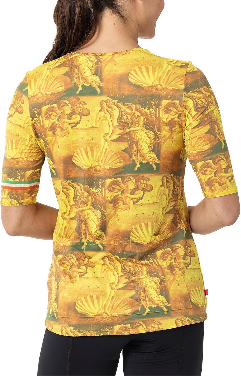 Terry Cycling Jersey Womens Soleil Short Sleeve Flow Summer Tops for Women UPF 50+ Cycling Shirt, Relaxed Fit