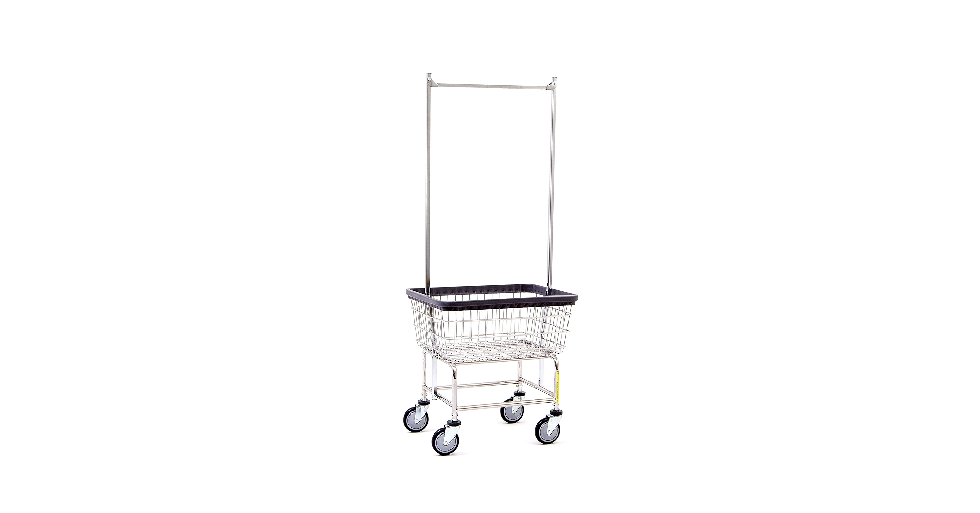 【極美品】LAUNDRY CART WITH POLE RACK CHROME DURA-