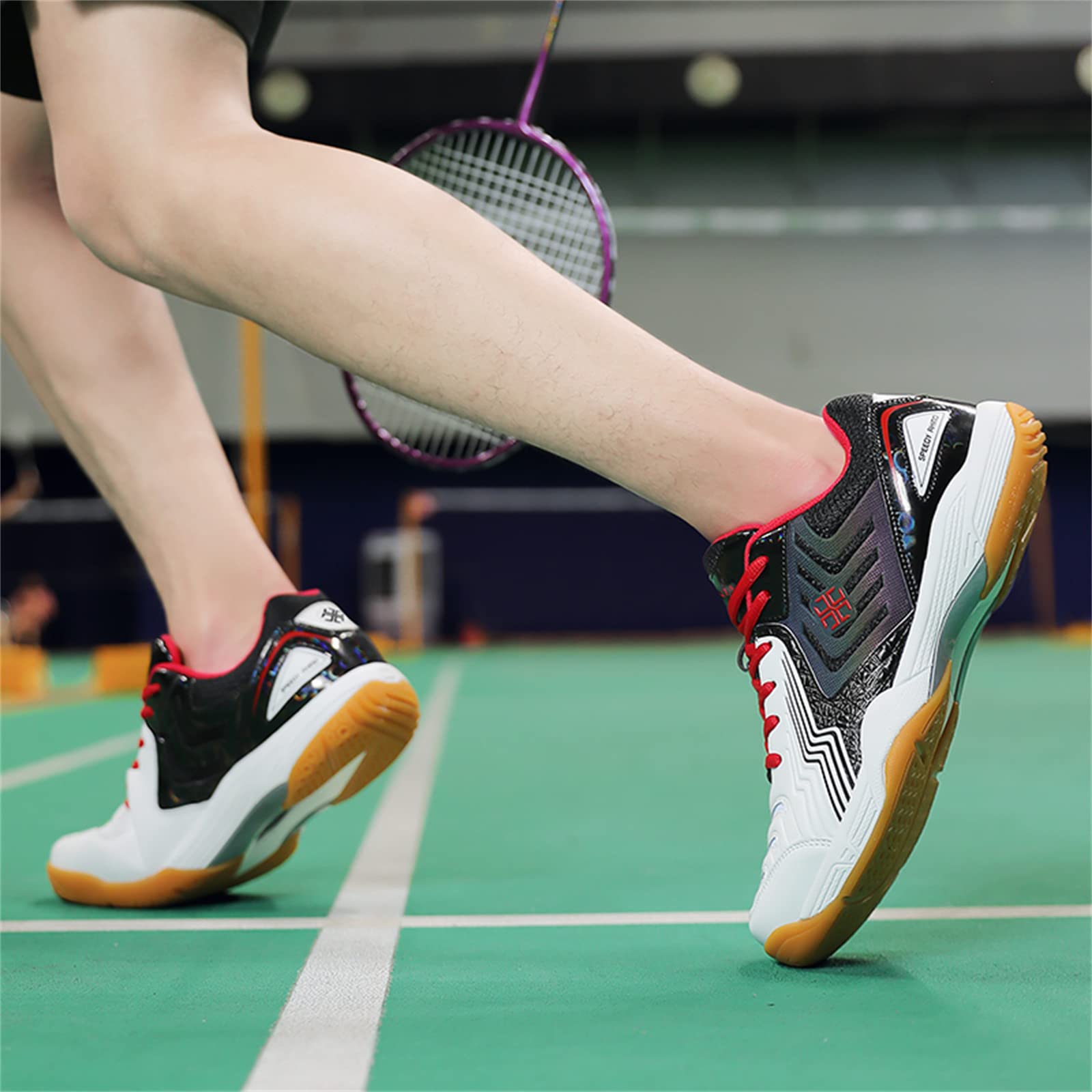 Męskie buty do badmintona Casual Indoor Outdoor Sneaker Miękkie lekkie antypoślizgowe sportowe