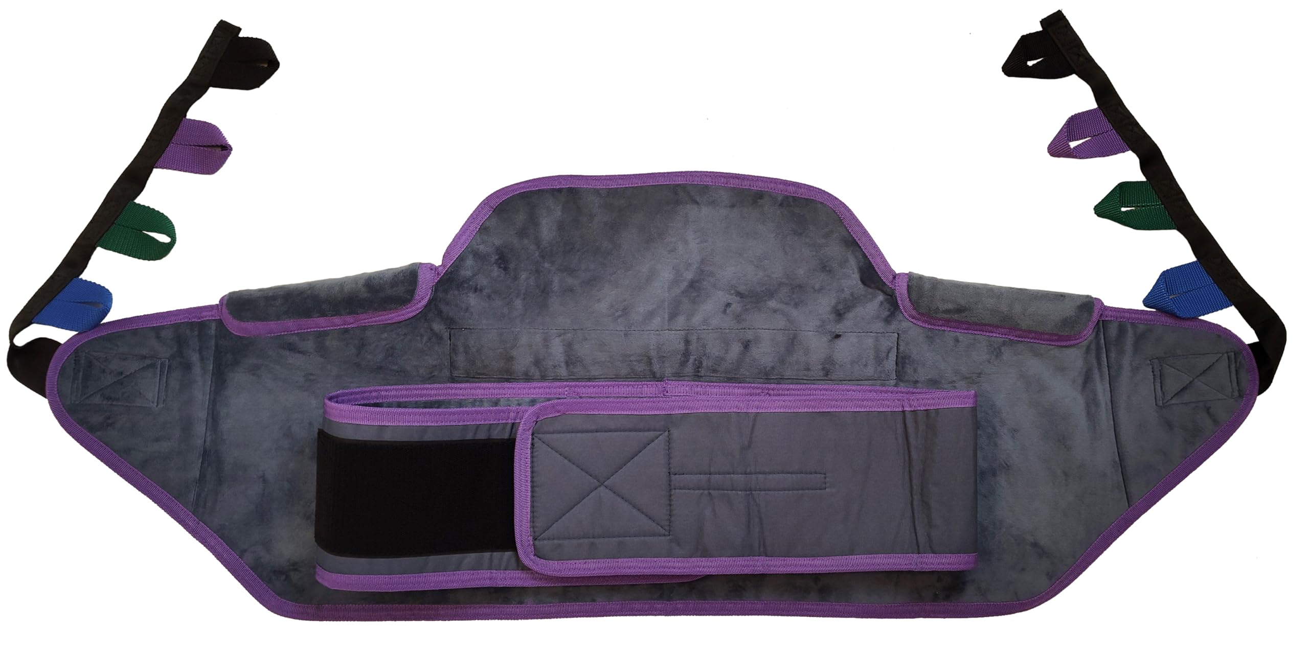 Tuffcare Sit to Stand Assist Standing Sling w/Belt (Large) fits Hoyer, Invacare, McKesson, Drive, Lumex, Medline, Joerns and Other Sit to Stand Lifts, Solid Fabric Polyester Patient Lift Slings