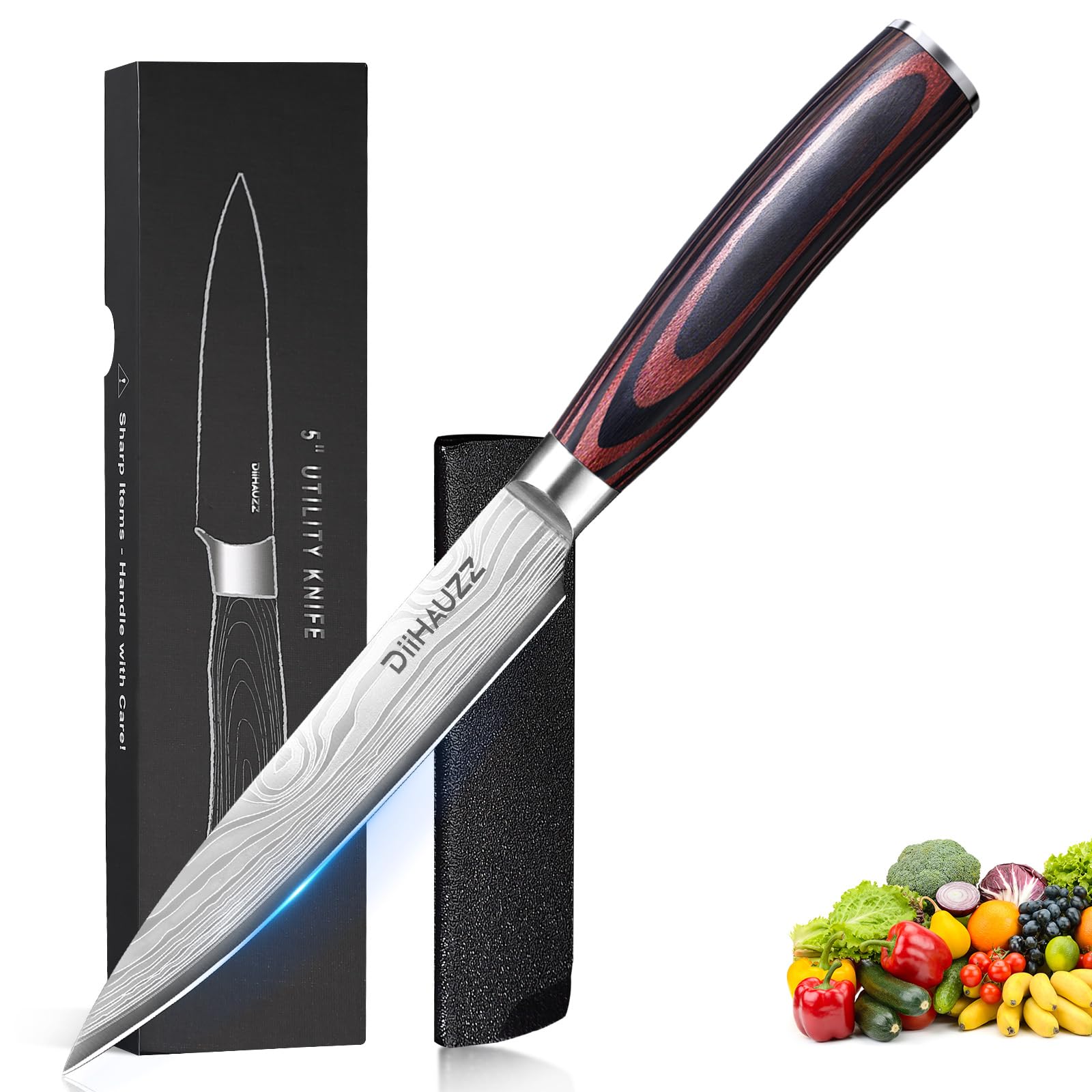 DiiHAUZZ Brisket Slicing Knife, 12 Inch Carving Knife for Meat Cutting — Amazon image 9
