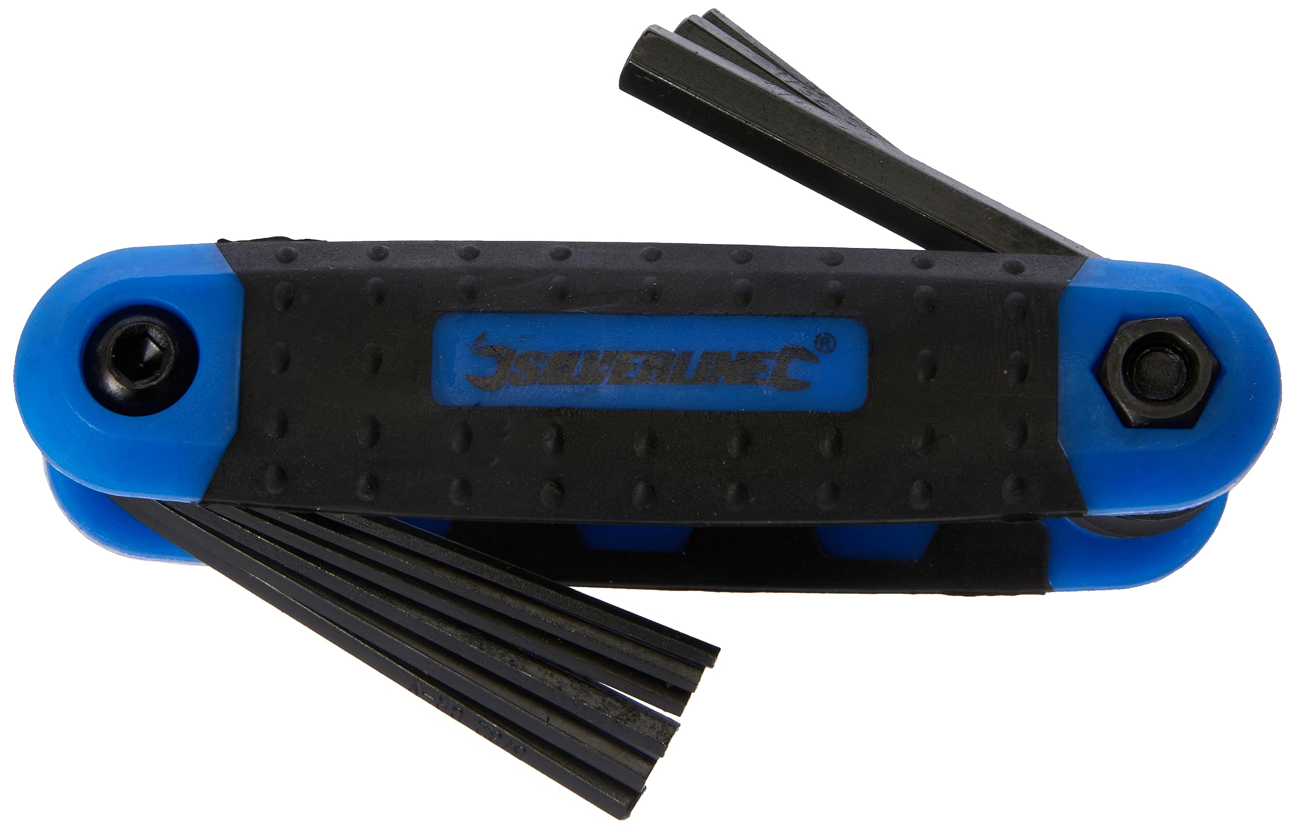 Silverline 763580 Klappbare Profi-Innensechskantschlüssel, 9-teilig