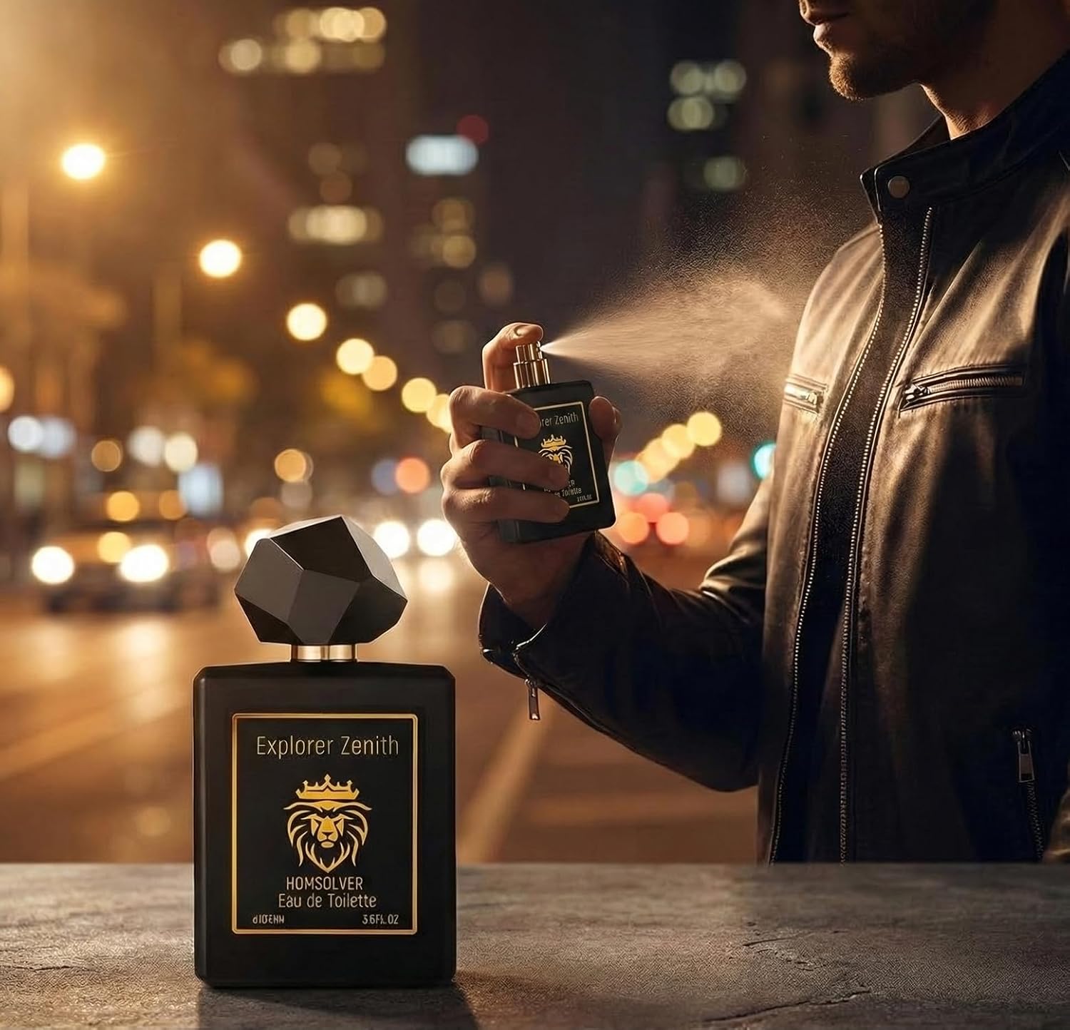 Homsolver Men’s Cologne Long Lasting- Crisp Green Apple & Fresh Mint Scent - Clean Formula Eau de Toilette for Daily Wear, Office & Gym - Premium Gift for Him Men - 3.4 Fl Oz - Image 6