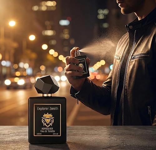 Miniatura 6 de Homsolver Eau de Toilette - Colonia para hombre, fragancia floral amaderada y afrutada para hombres, gran regalo para todos los días y cualquier