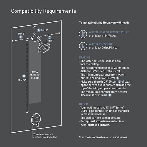 Vista 7 de Moen N207H0SRN Spa Ducha de mano, resistente a manchas níquel cepillado
