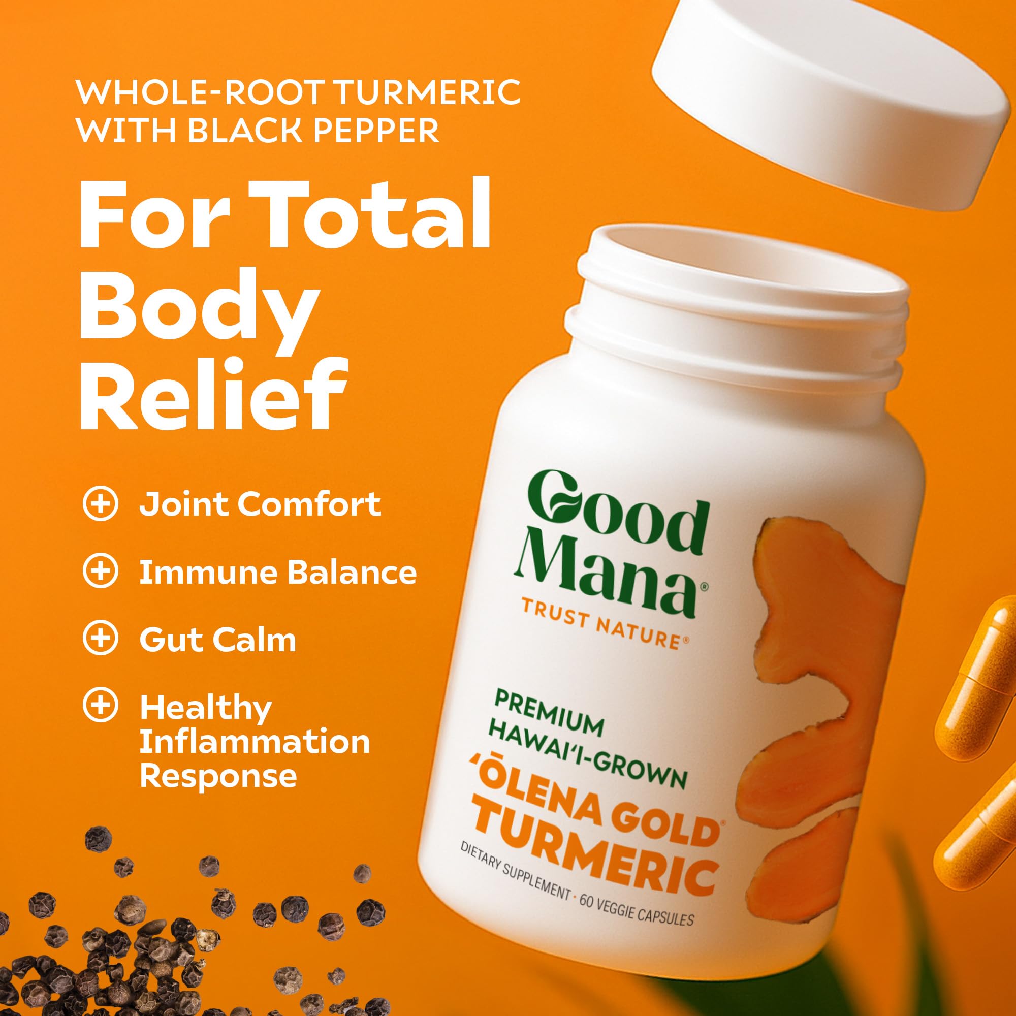 Amazon.com: Good Mana Olena Gold Hawaii-Grown Organic Turmeric