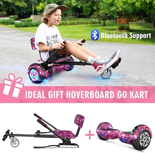 Miniatura 2 de Patinete CBD con luces LED coloridas, ruedas de 6.5", scooter eléctrico de motor dual de 300W para niños, niñas, niños, adultos, todas las edades