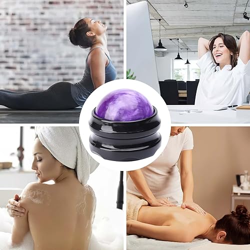 Miniatura 7 de WOVTE Bola de masaje, bolas de lacrosse, herramienta de auto masaje para dolores musculares, hombros, cuello, espalda, pies, cuerpo, tejido