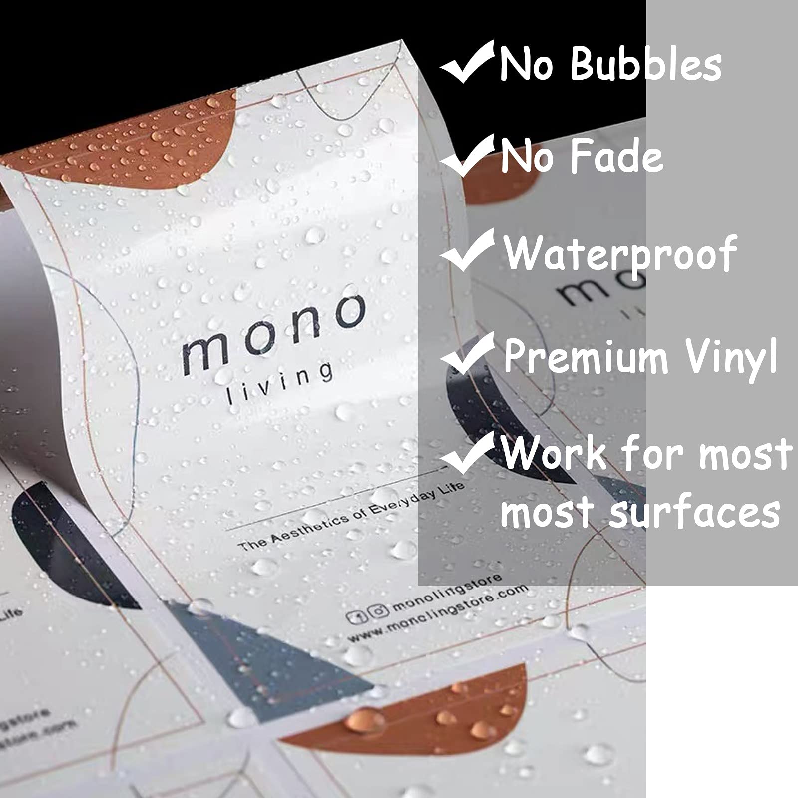 Custom Personalized Stickers - Upload Your Photo Or Text, 4.5x4.5 Inch, Waterproof PVC/Kraft/Transparent Options