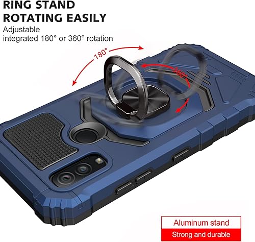Miniatura 4 de Ailiber DuraSport UW C6930 - Funda compatible con Kyocera DuraSport 5G, con protector de pantalla, soporte de anillo para montaje magnético de