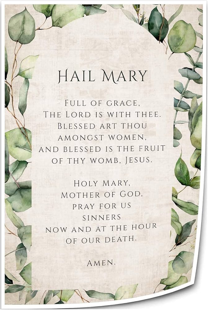 amazon-com-liuannx-hail-mary-prayer-poster-prints-catholic-prayer-wall-art-virgin-mary-prayer-mother-of-god-prayer-poster-printing-decor-bedroom-pictures-12-00-x16-00-unframed-posters-prints for Free Printable Hail Mary Prayer Amazon.com: Liuannx Hail Mary Prayer Poster Prints Catholic Prayer Wall Art Virgin Mary Prayer Mother of God Prayer Poster Printing Decor Bedroom Pictures (12.00''x16.00'',Unframed): Posters & Prints for Free Printable Hail Mary Prayer