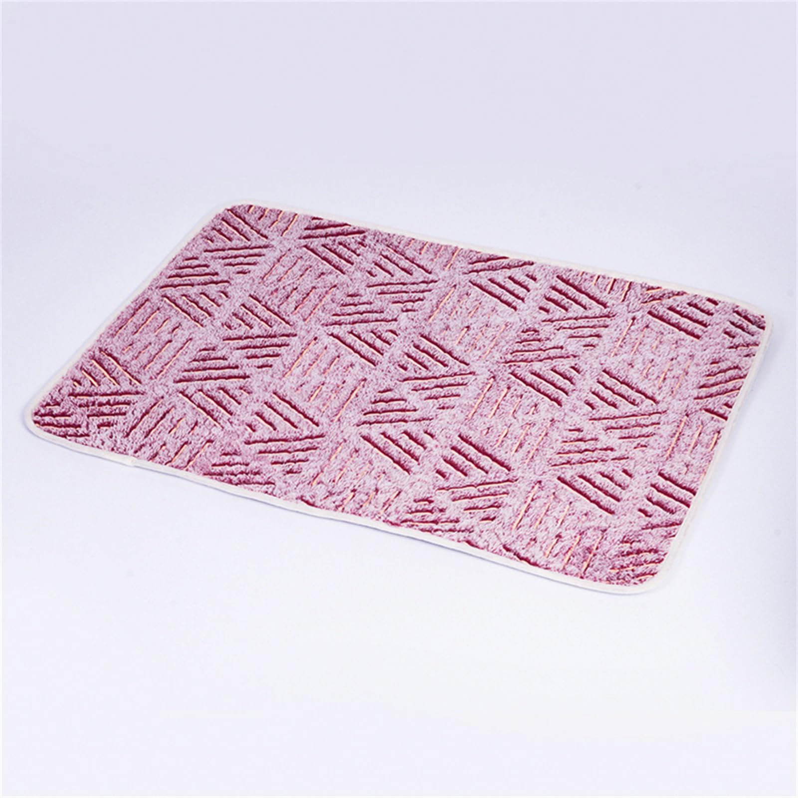 Lukery 2 Stück Wickelunterlage Waschbar für Hunde, Welpenunterlagen Wiederverwendbare Matten Trainingspads für Hunde Schnell Absorbierend für Laufstall/Autositz/Sofa (XL:(100 * 70cm),Rosa Linie)