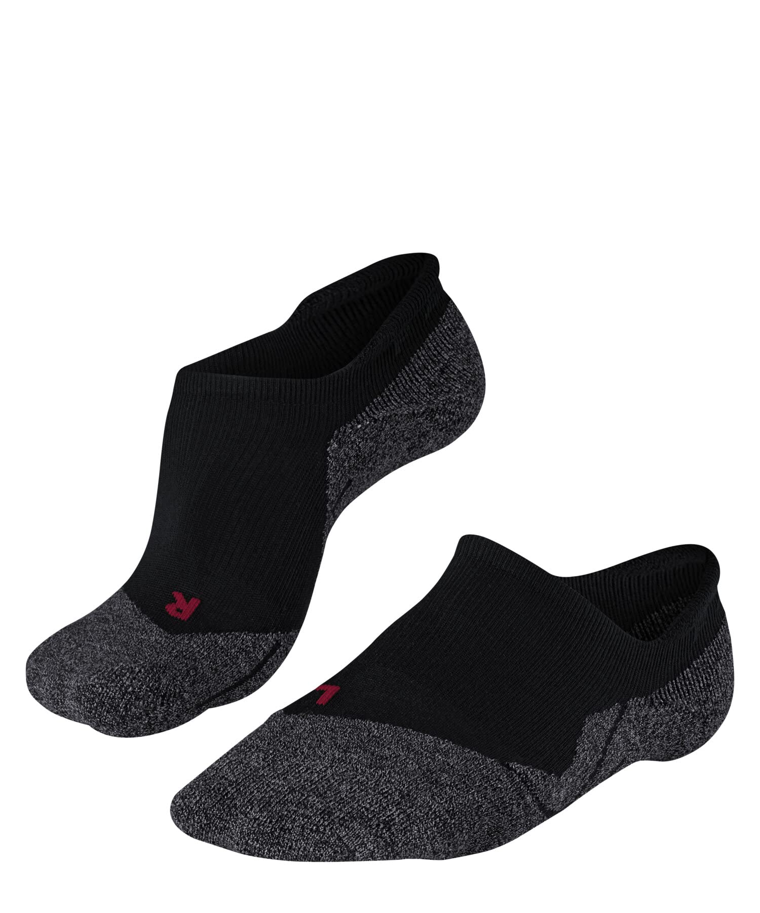 FALKE Women's RU3 Comfort Invisible W In Lyocell Functional Yarn Anti-Blister 1 Pair Running Socks, Black Black-Mix 3010, 5.5-6.5