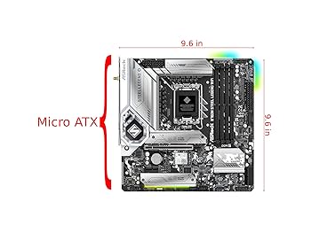 マザーボード Intel i7 13700k + B760m Steellegend wifi ASRock B760M Steel Legend WiFi (B760 1700 MicroATX