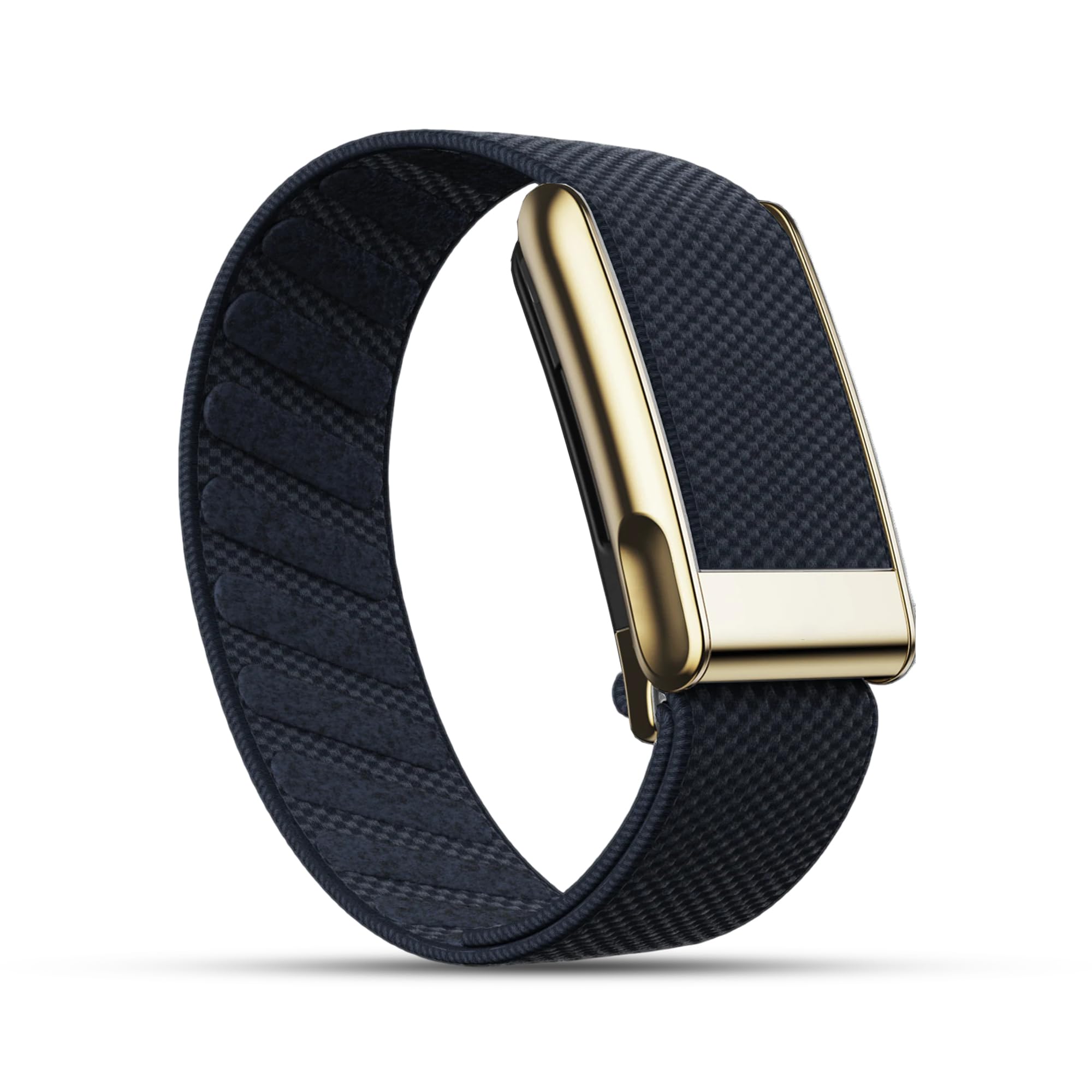 DADO Ultra-soft Nylon Sport Band Compatible with WHOOP 5.0, One, Peak, and Life | Breathable, Durable & Secure Fit Strap | NOT for Gen 4 (One/Peak, Deep Blue/Gold Connector) โ image 1