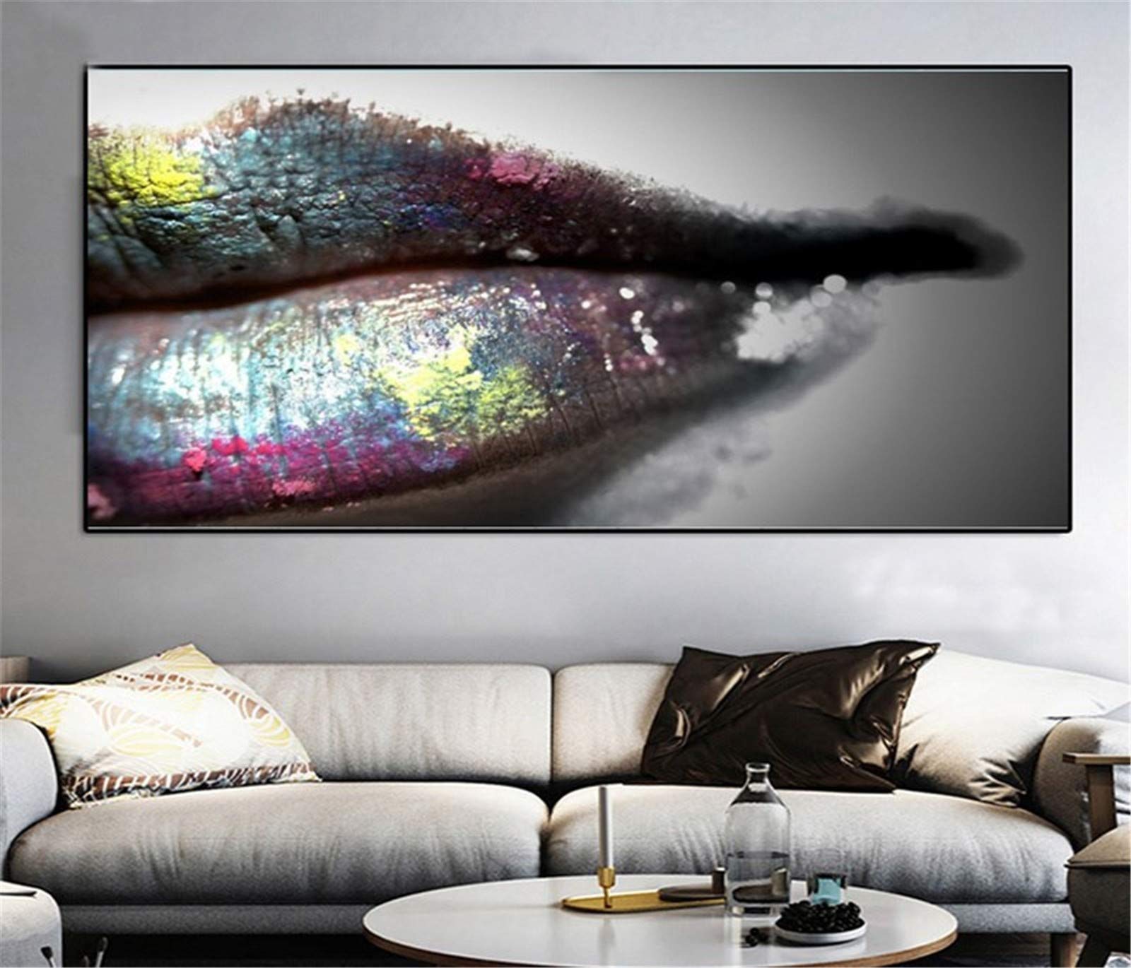 Grande Peinture Diamant Complète en strass broderie de luxe pour toile art de salon