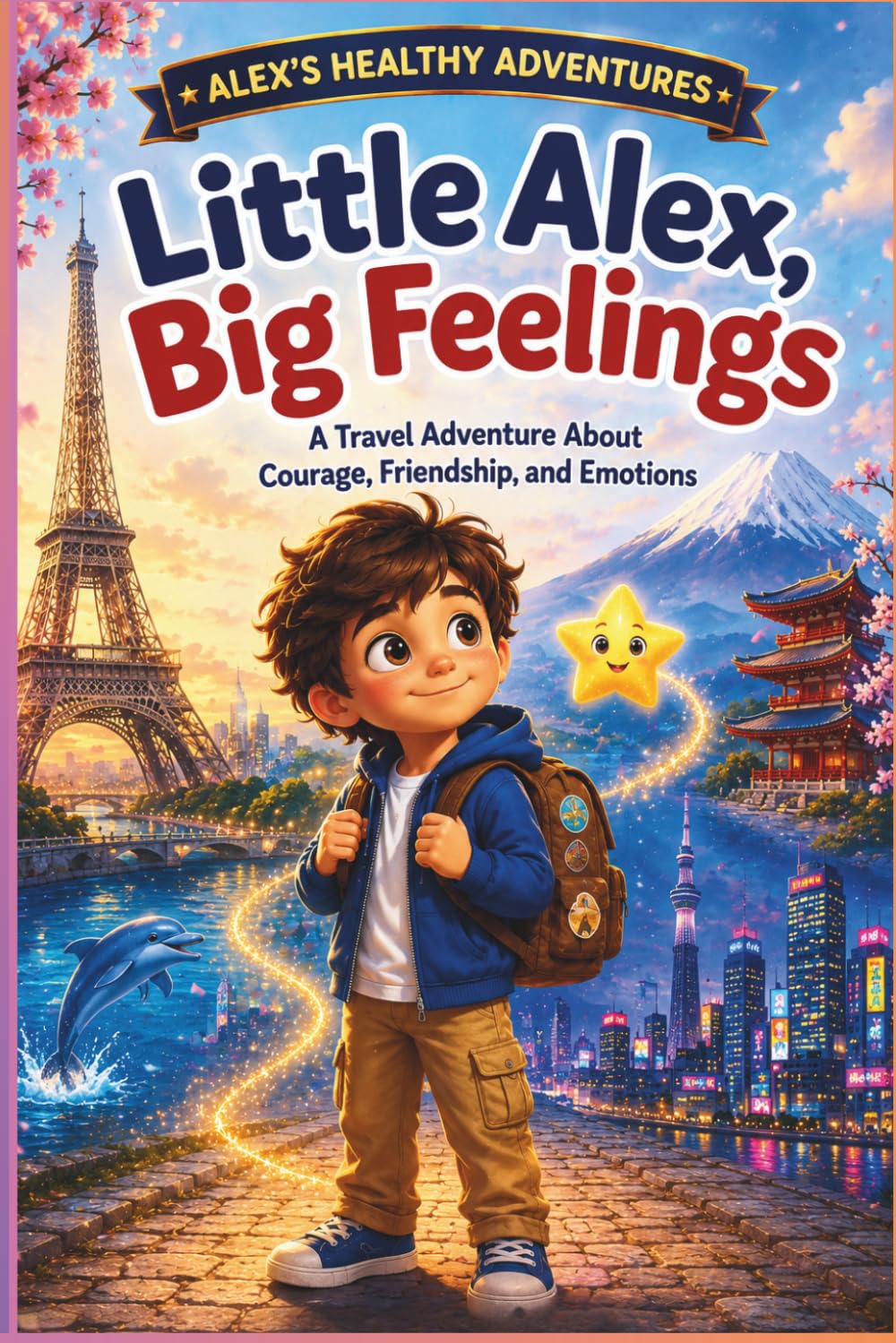 Little Alex, Big Feelings: A Travel Adventure About Courage, Friendship, and Emotions (Alex’s Healthy Adventures)