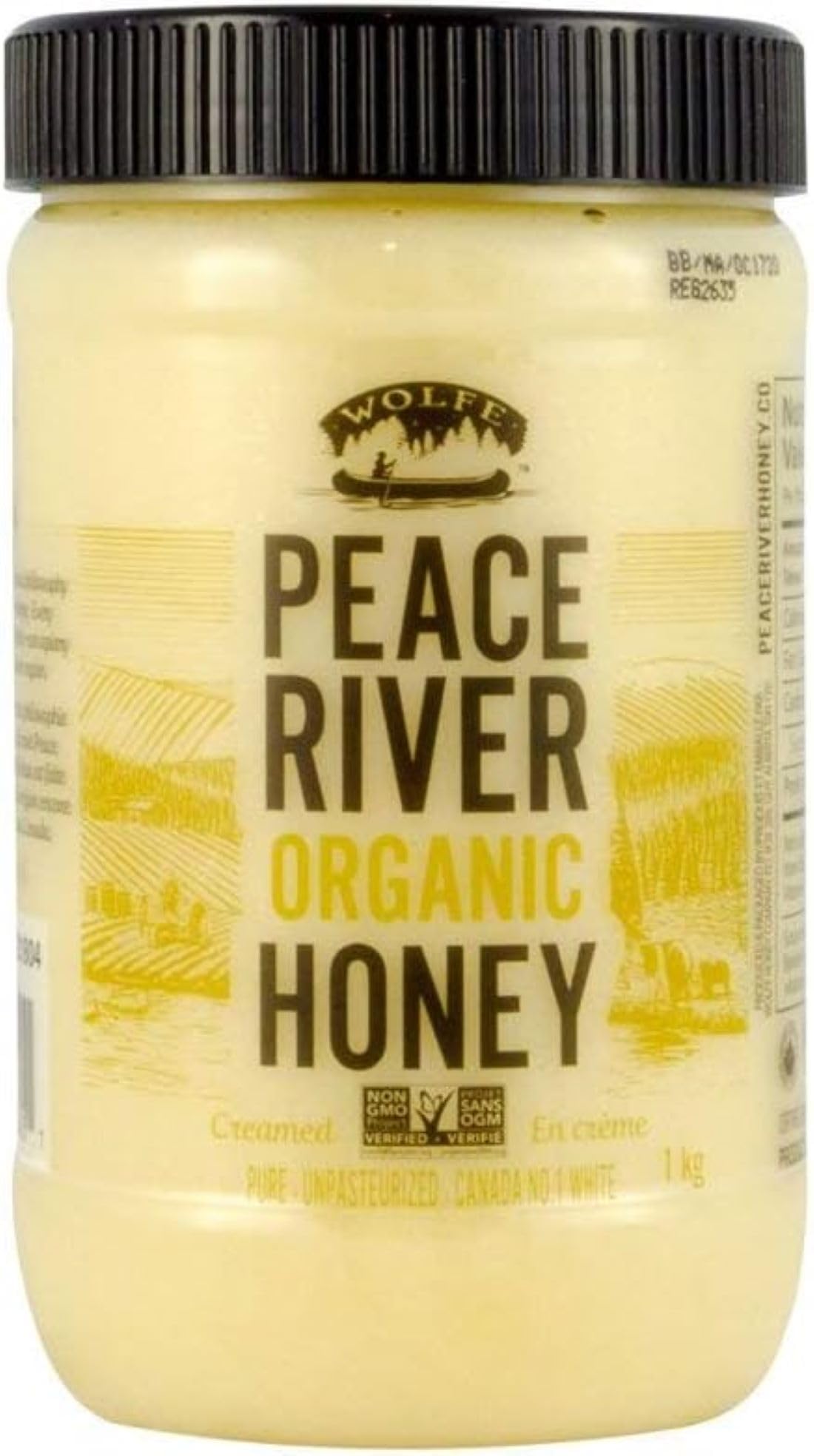 Peace River Organic Honey 1 KG (Made in Canada)