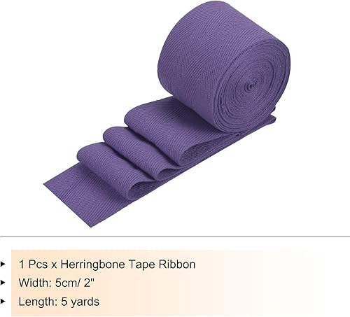 Vista 140 de PATIKIL Cinta de sarga de algodón de 3/4 pulgadas, 10 yardas, cinta de encuadernación al bies, cinta de espiga para costura, envoltura de regalos