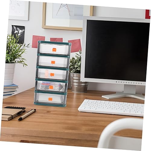 Miniatura 2 de EXCEART Caja de almacenamiento de 3 piezas, mini organizador de almacenamiento de cosméticos, cajones de organización para escritorio, maquillaje,