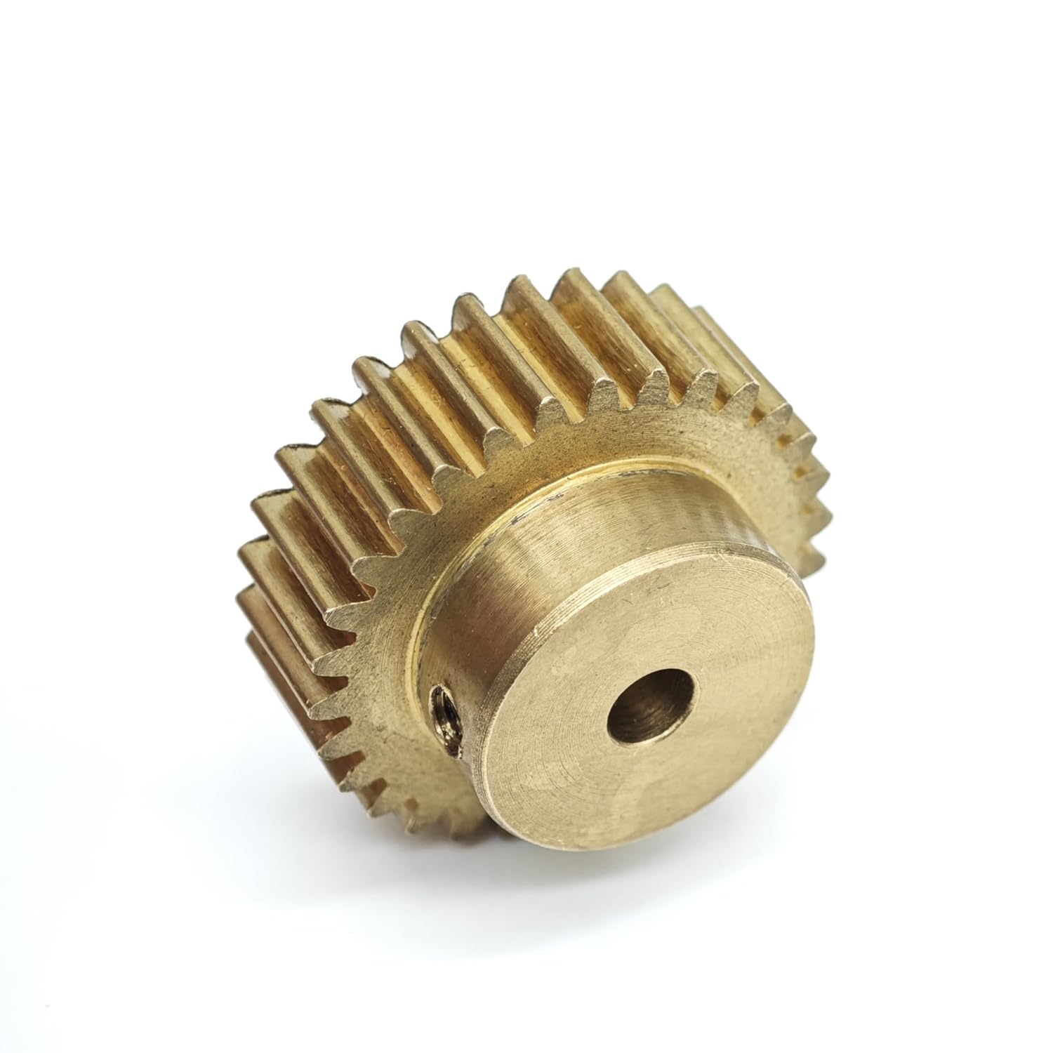 0.6 Module 81 Teeth Brass Spur Gear with Step Straight Teeth Transmission Pinion 0.6M 81T Cylindrical Gear Mechanical(10mm bore)