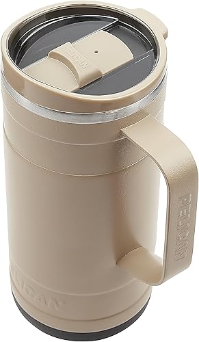 Miniatura 7 de Pelican Hydration Pelican Ridge - Vaso aislado al vacío de 18 onzas, acero inoxidable reciclado de doble pared de viaje con doble tapa, taza de café