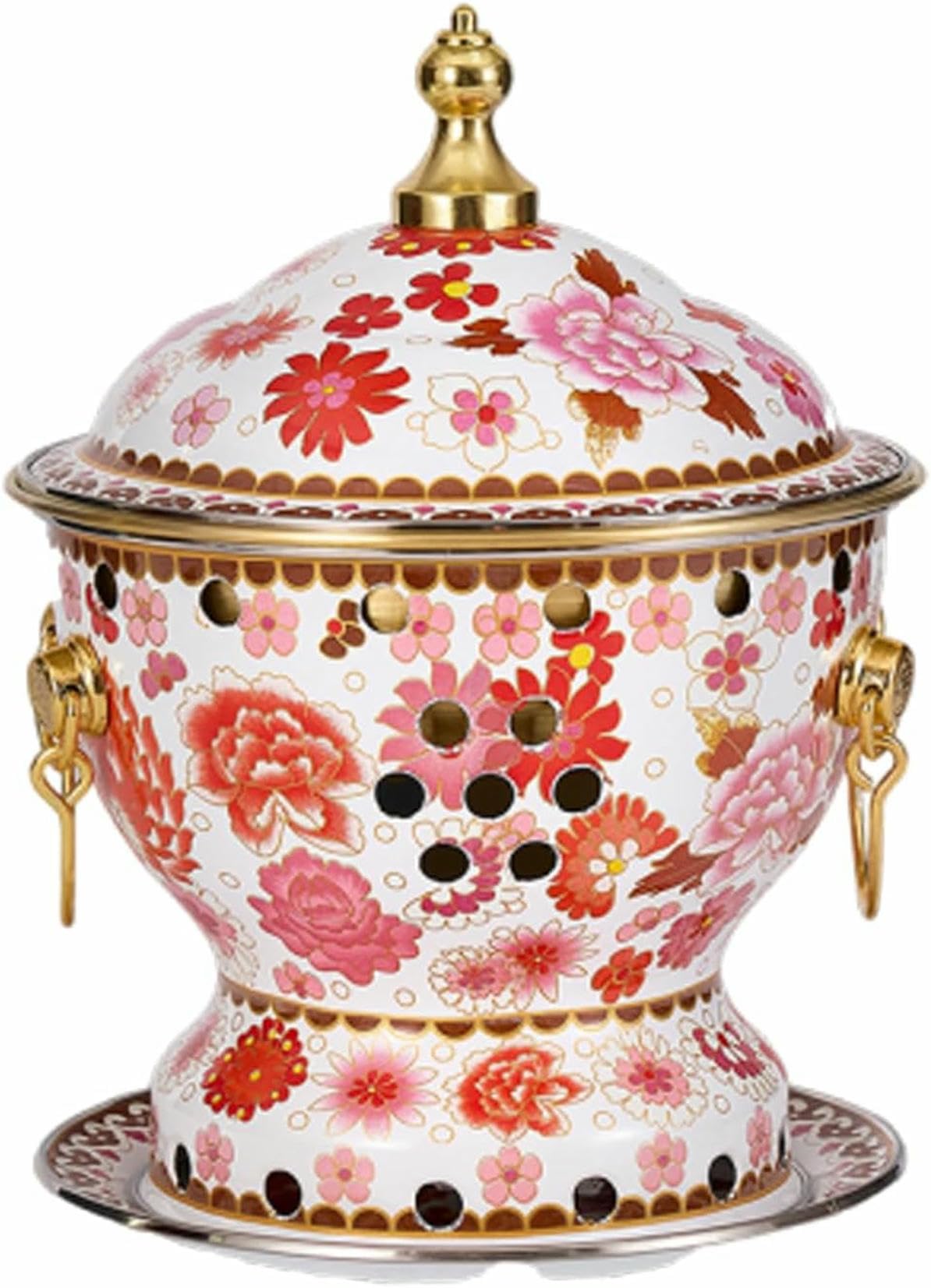 Pot de cuivre cloisonné pour réussir la cuisson de l'agneau traditionnel