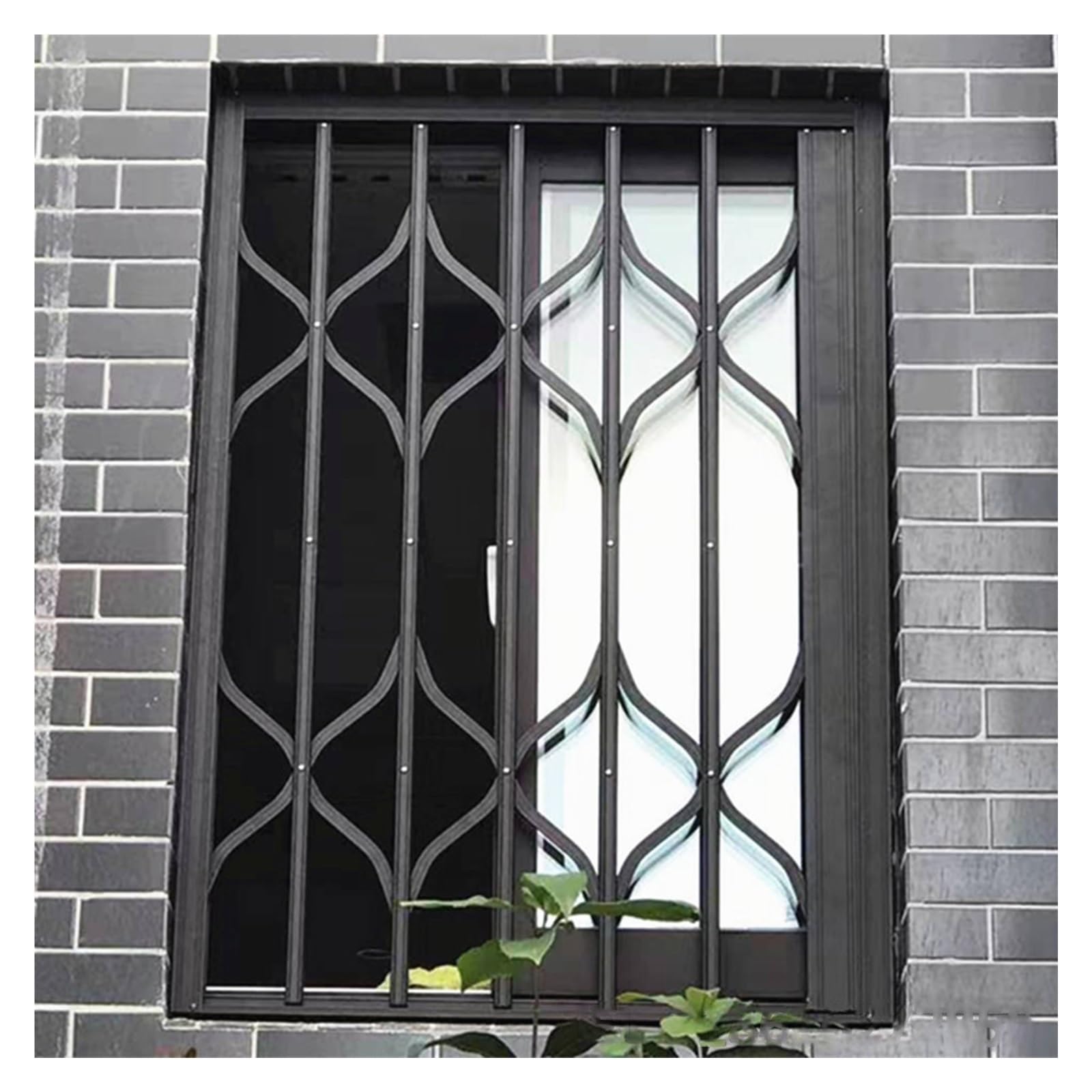 Rejilla de seguridad retráctil para ventanas, protección antirrobo expandible para oficinas y sótanos, barrera de seguridad plegable para ventanas