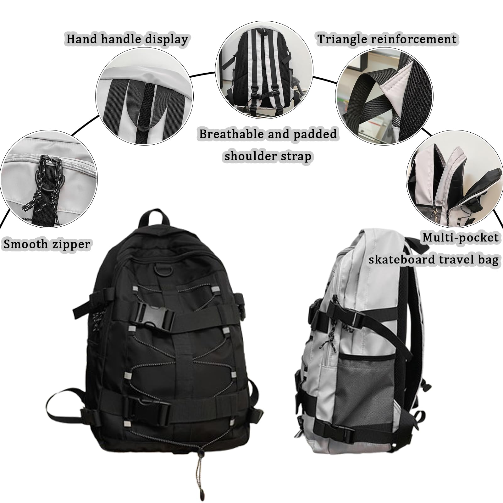 Amazon.com: DFRDGFAG Skateboard Backpack for Zero Series 587
