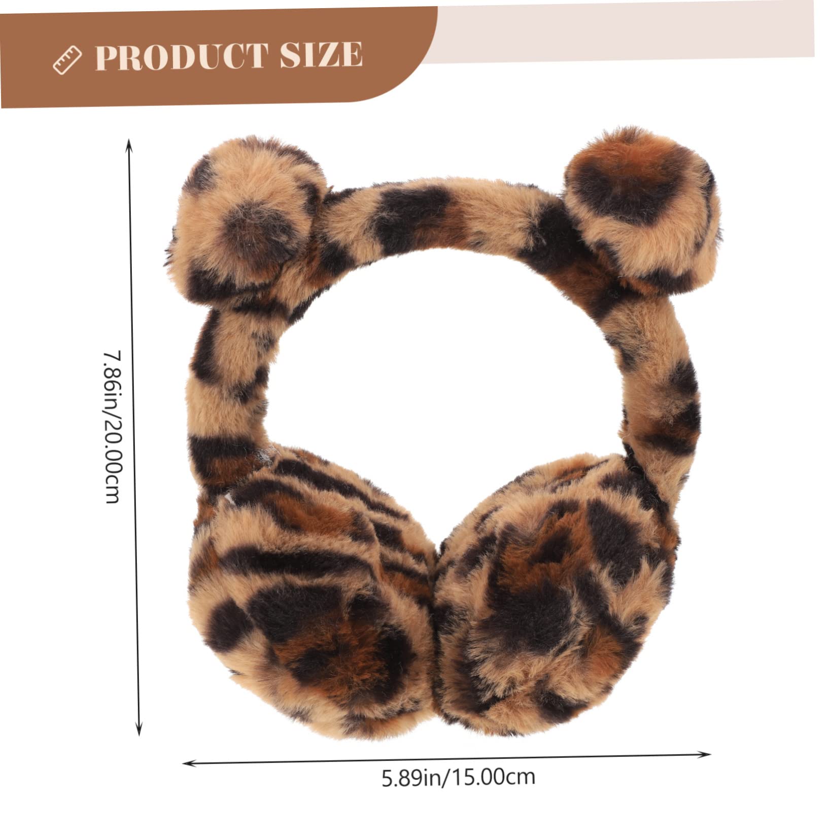 Beaupretty Adorable Winter Earmuff for Women and Foldable Ear Warmer Cover Lightweight Fleece Protection for Cold Weather Cute Design for Use Comfortable Ear Cover