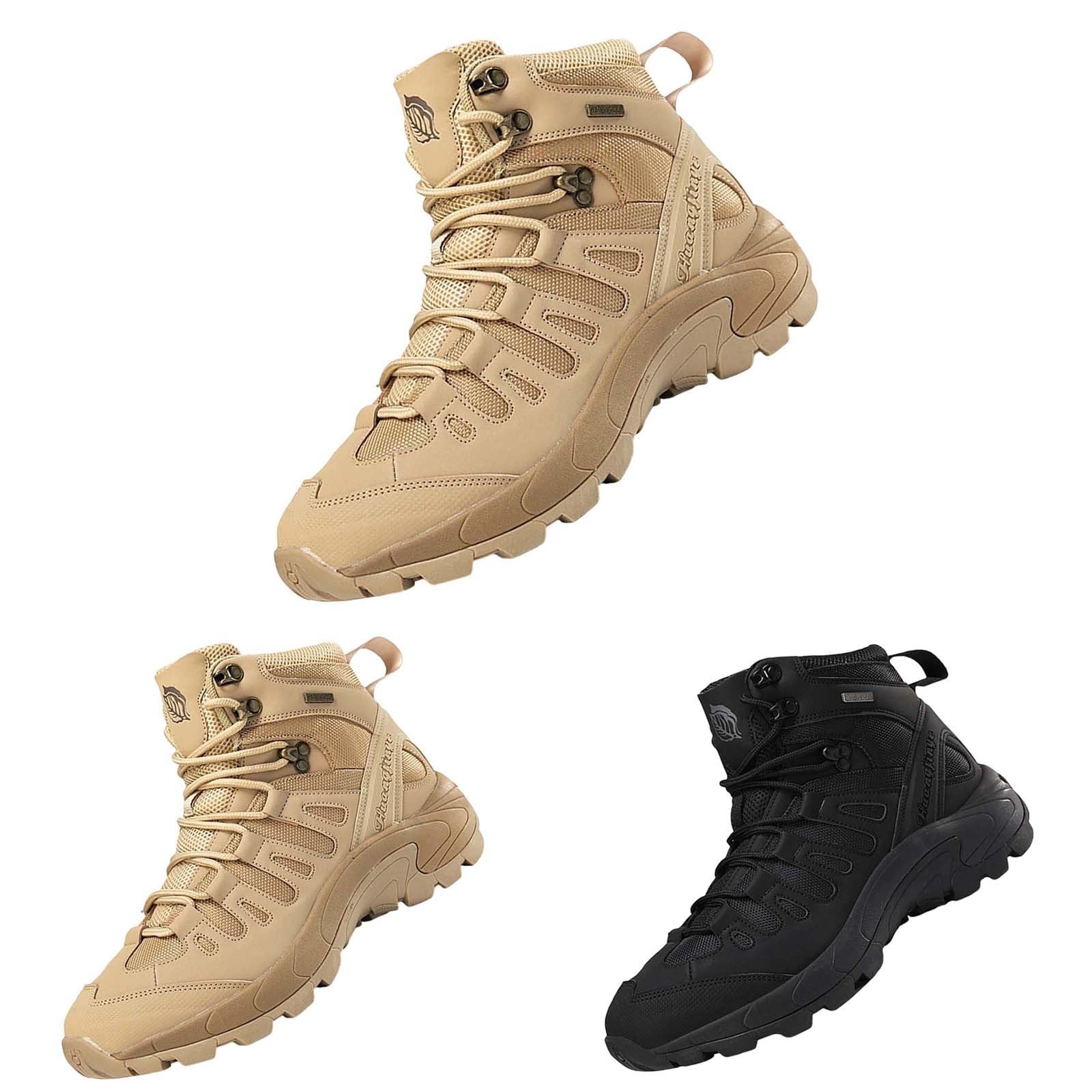Botas de invierno para hombre, forradas, de piel, antideslizantes, de piel